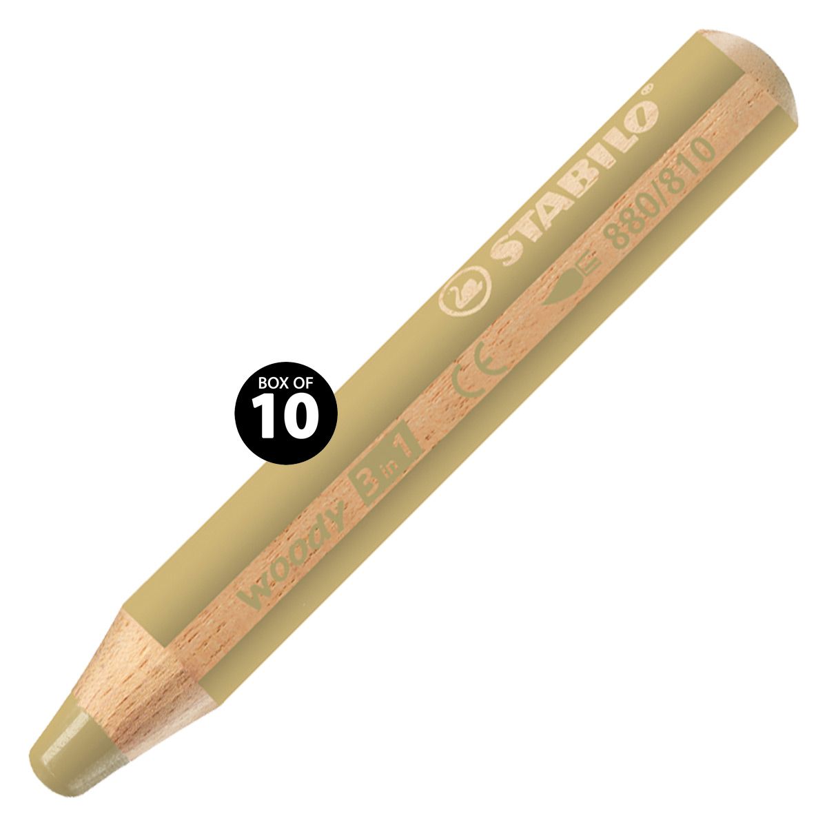 Stabilo Woody Colored Pencil Gold (Box of 10)