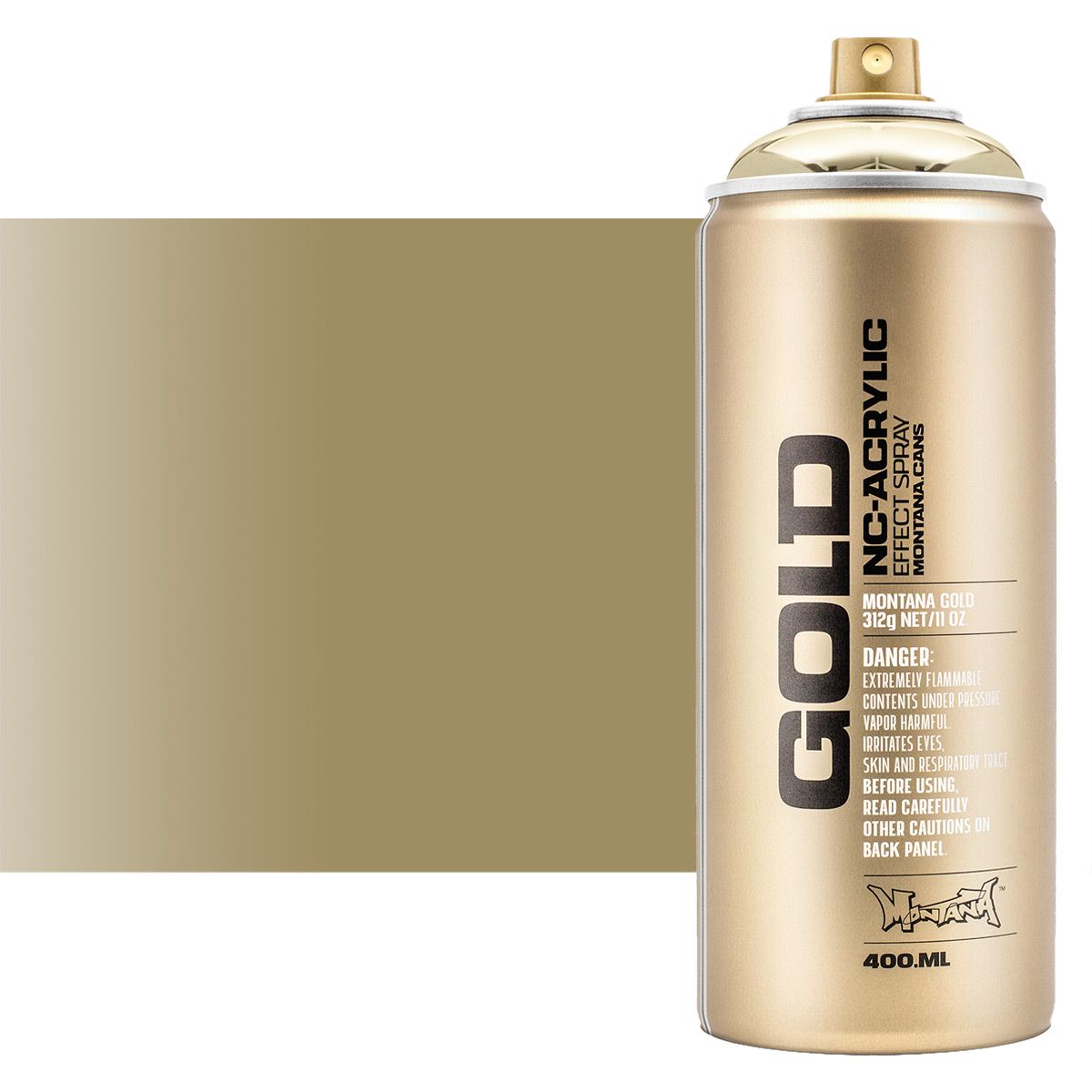 Montana GOLD Acrylic Professional Spray Paint 400 ml Goldchrome