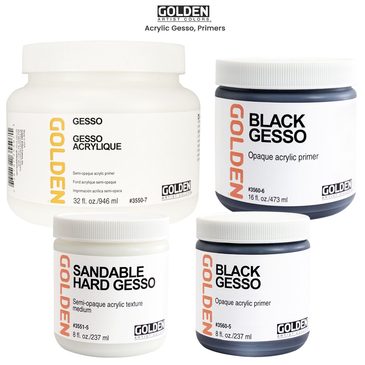 Golden Gesso Ground Black