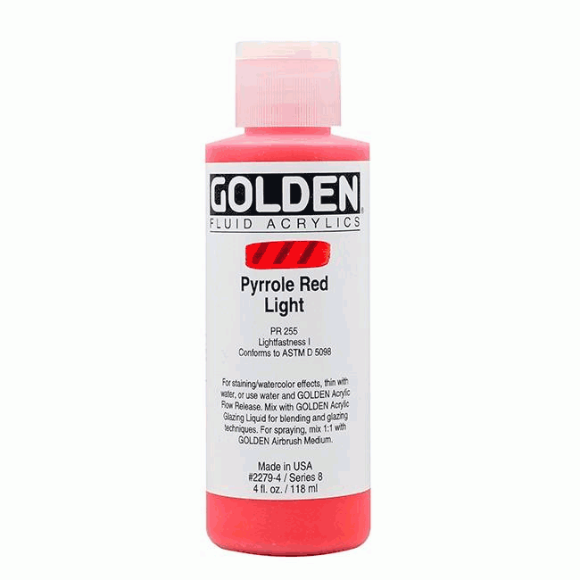 Raw Materials Art Supplies on X: Golden Fluid Acrylics contain high  pigment levels suspended in an acrylic polymer vehicle, produced from  lightfast pigments (not dyes) w/a consistency similar to heavy cream. No