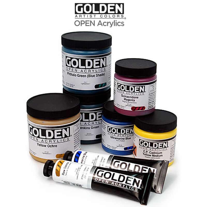 Golden Open Slow-Drying Acrylic Paints – Jerrys Artist Outlet