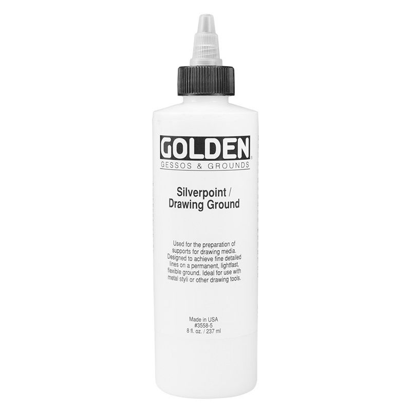 Golden Silverpoint Drawing Ground 8oz Bottle