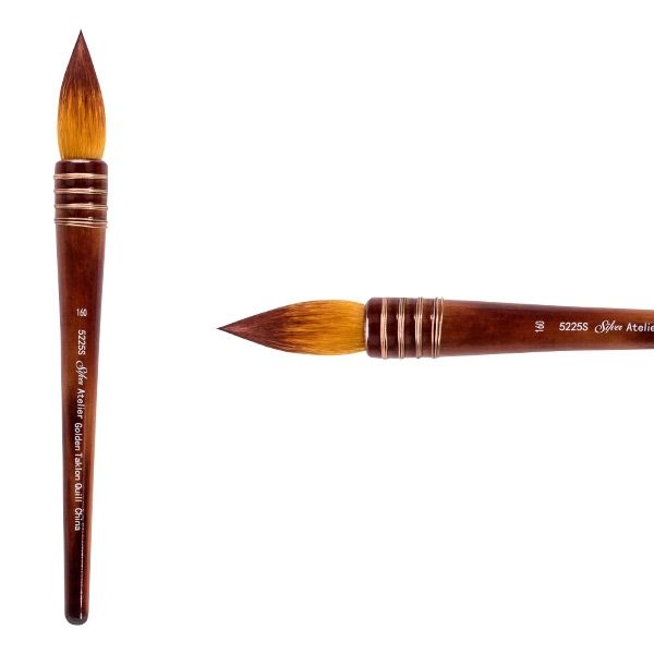 Silver Brush Atelier Golden Taklon Quill Brush 160 Jerry's Artarama