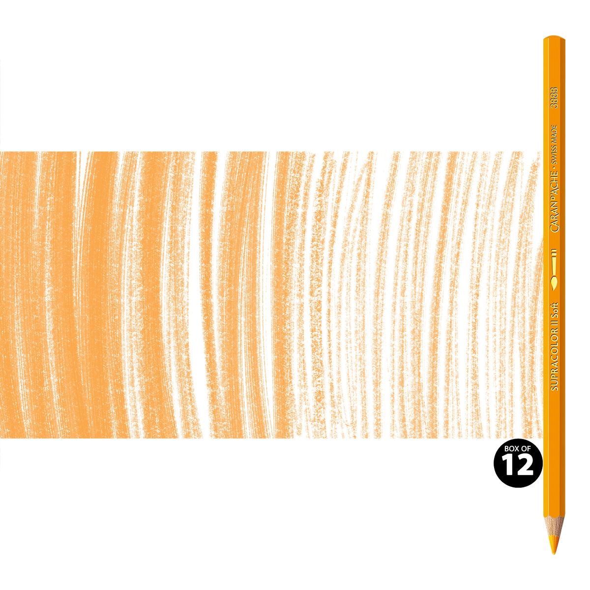 Supracolor II Watercolor Pencils Box of 12 No. 020 - Golden Yellow