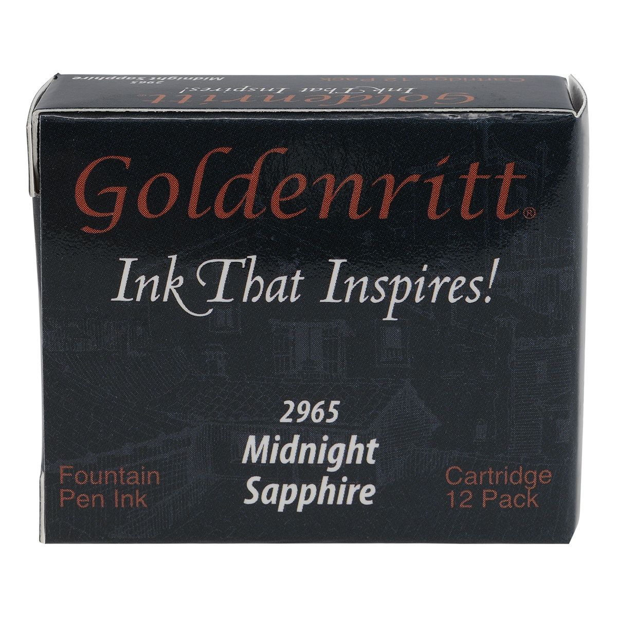 12-Pack Goldenritt Cartridge Midnight Sapphire Box