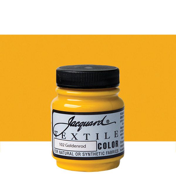 Jacquard Permanent Textile Color 2.25 oz. Jar Goldenrod Jerry's