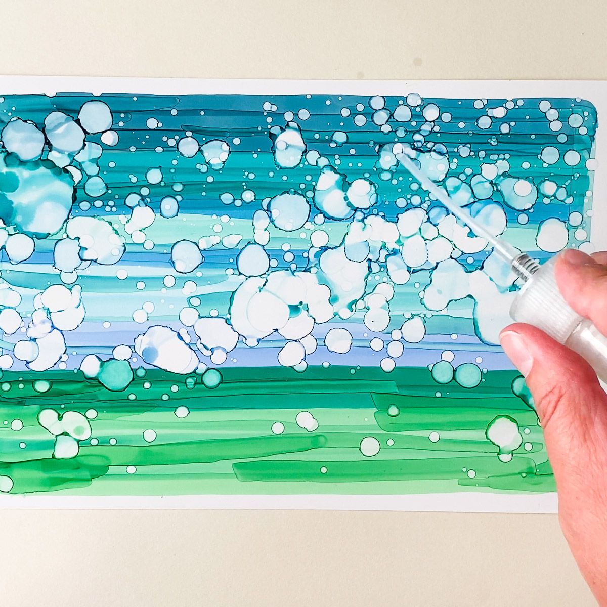 Perfect Surface For Watercolor & Alcohol Inks