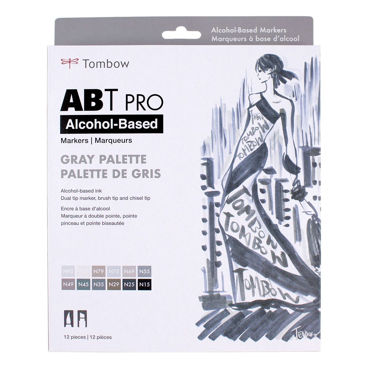 ABT PRO Markers Grays Set of 12