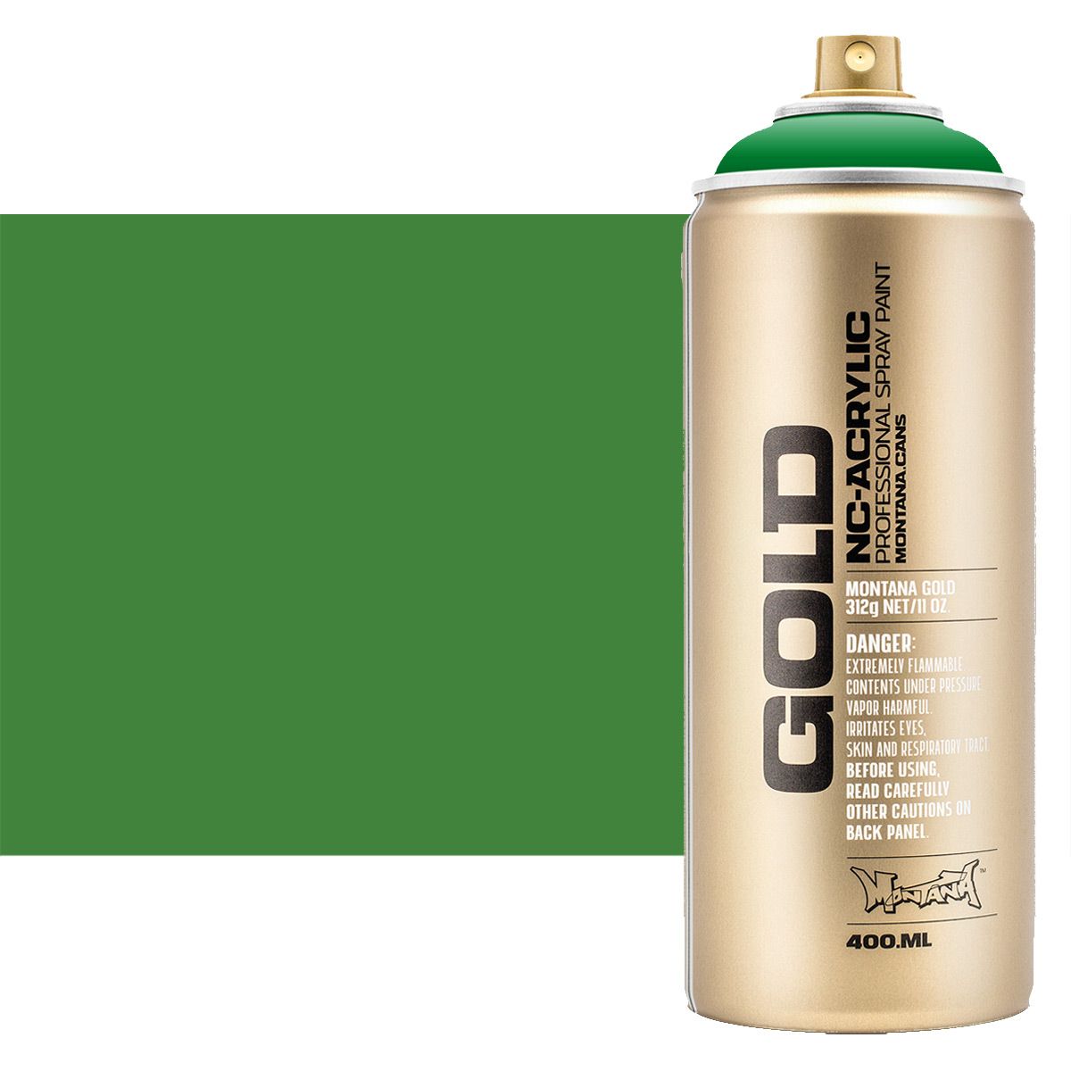 Montana GOLD Acrylic Professional Spray Paint 400 ml - Greenery