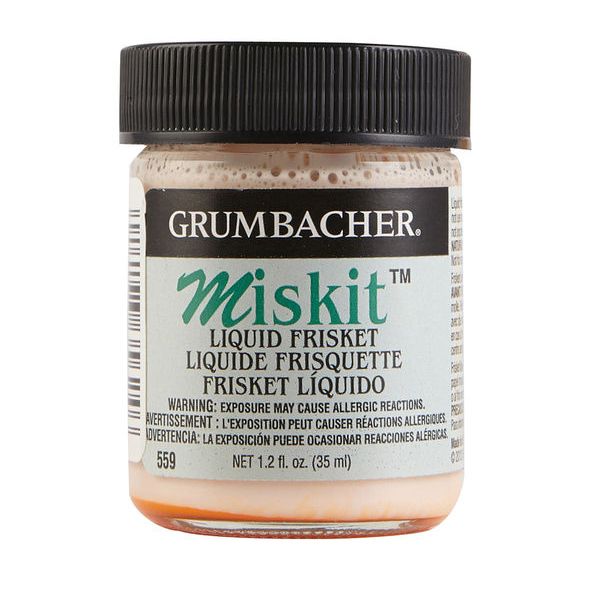 Grumbacher Miskit Liquid Frisket 1.2 oz Jar