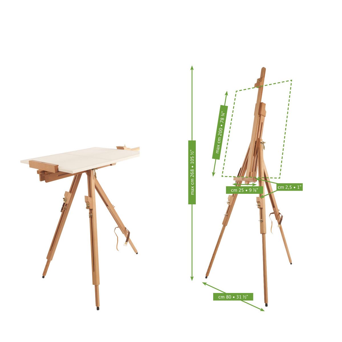 Mabef M32 Giant Field Easel & Tripod Jerry's Artarama