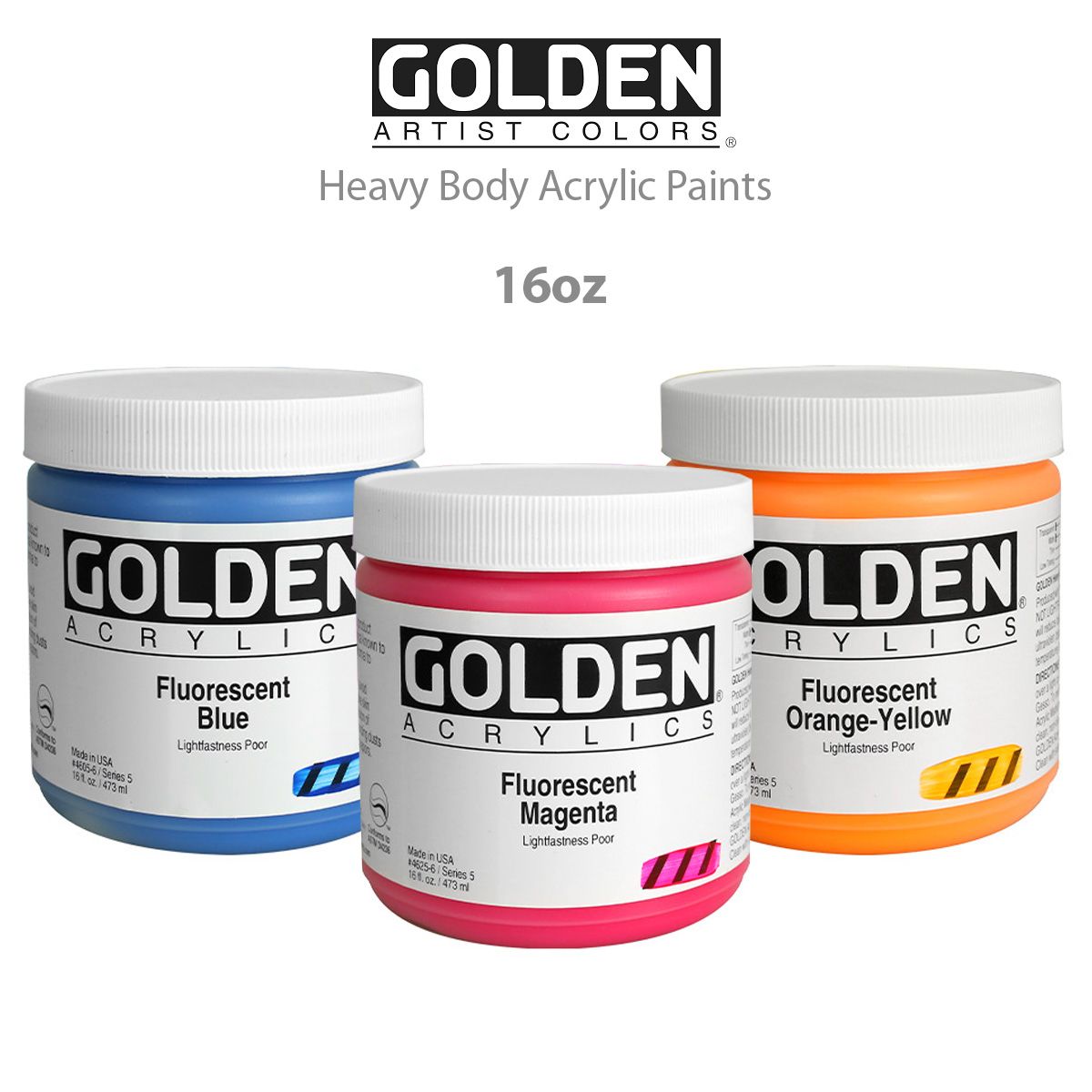 Golden Heavy Body Acrylic 16oz 