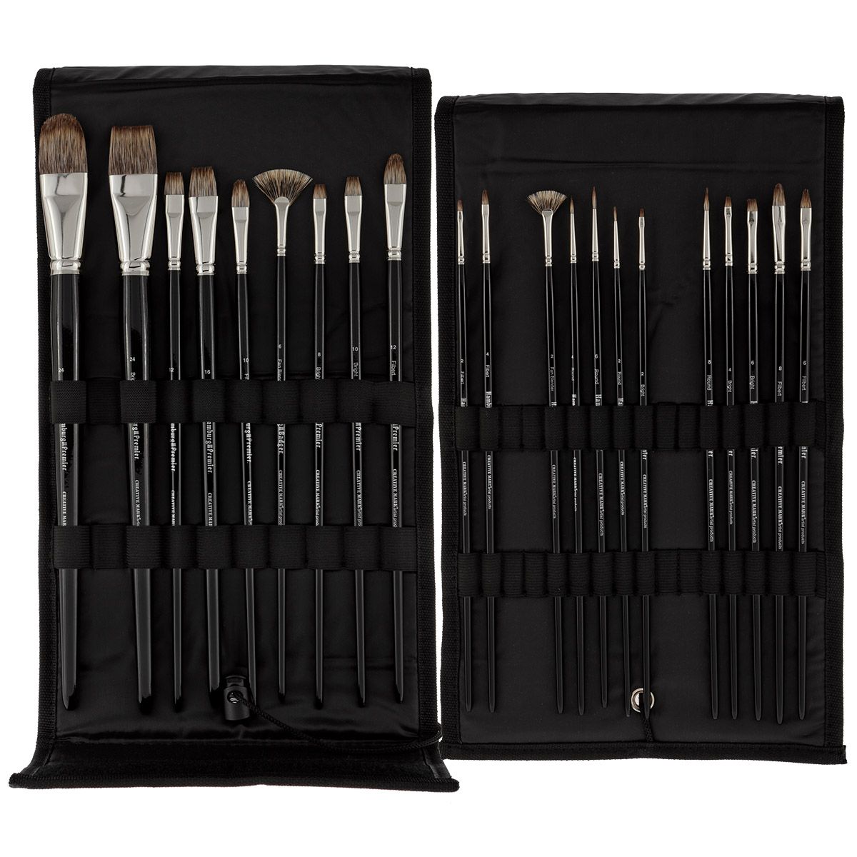Hamburg Premier Studio Brush Set of 21 with Rockwell Brush Case