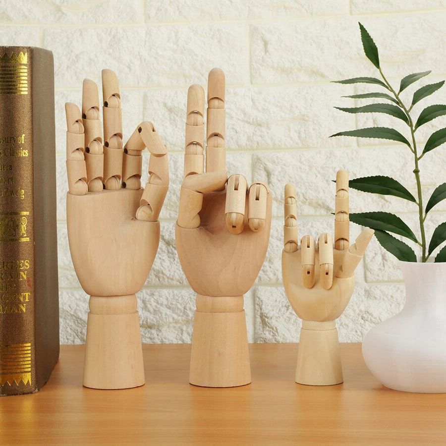 Wooden Hand Male — Art Supplies Online