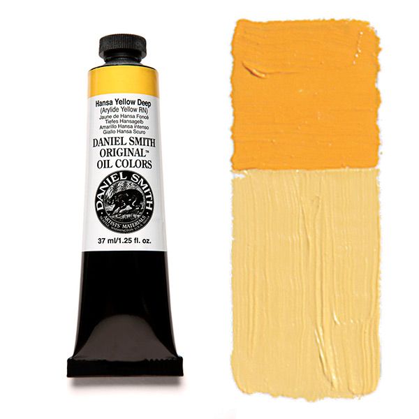 Daniel Smith Oil Colors - Hansa Yellow Deep, 37 ml Tube