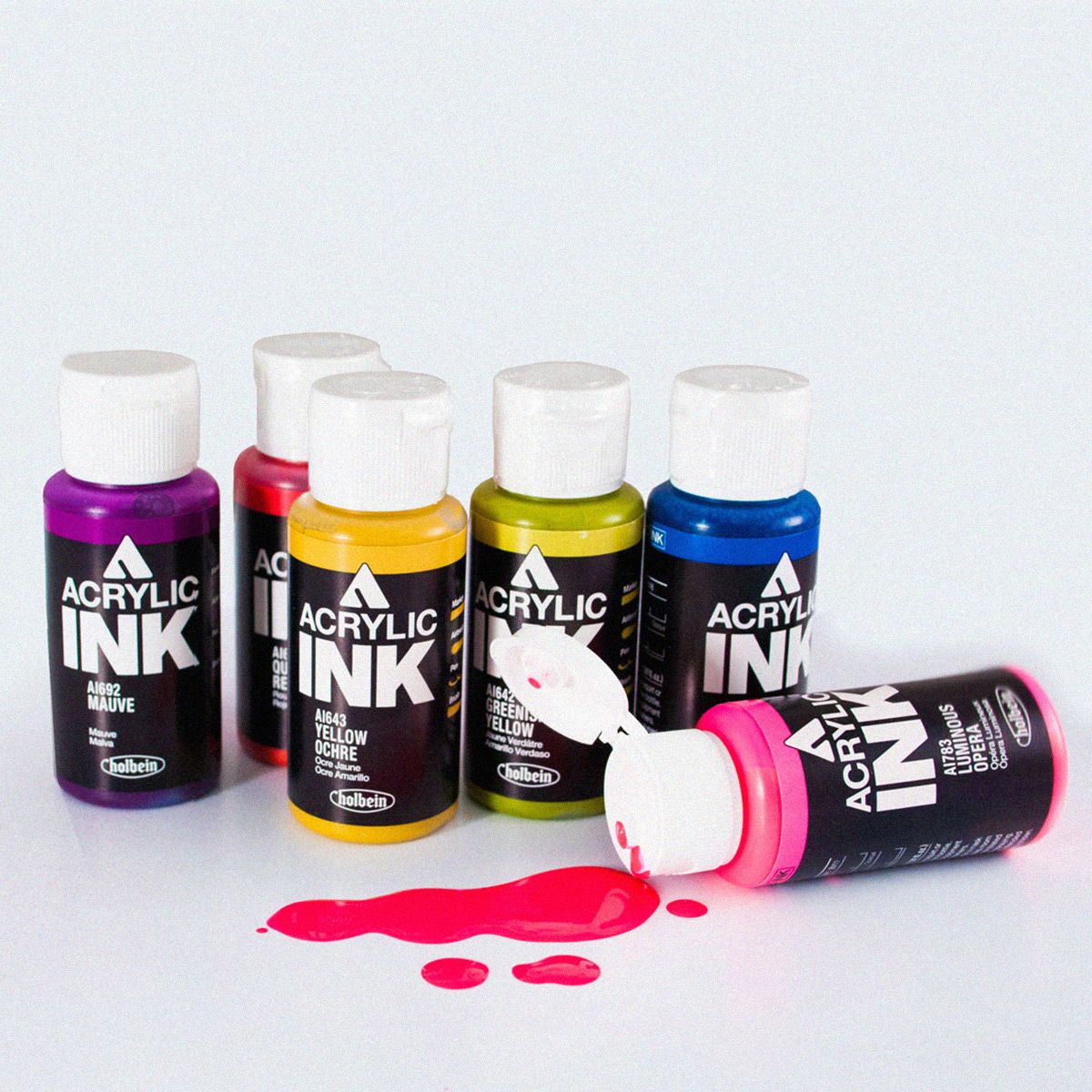 HOLBEIN Acrylic Ink  10 Colours Set 30ml – Foxy Studio