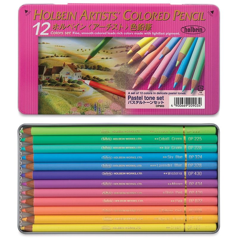 Holbein Colored Pencils: Are soft, waxy pencils right for you? — Vanilla  Arts Co.