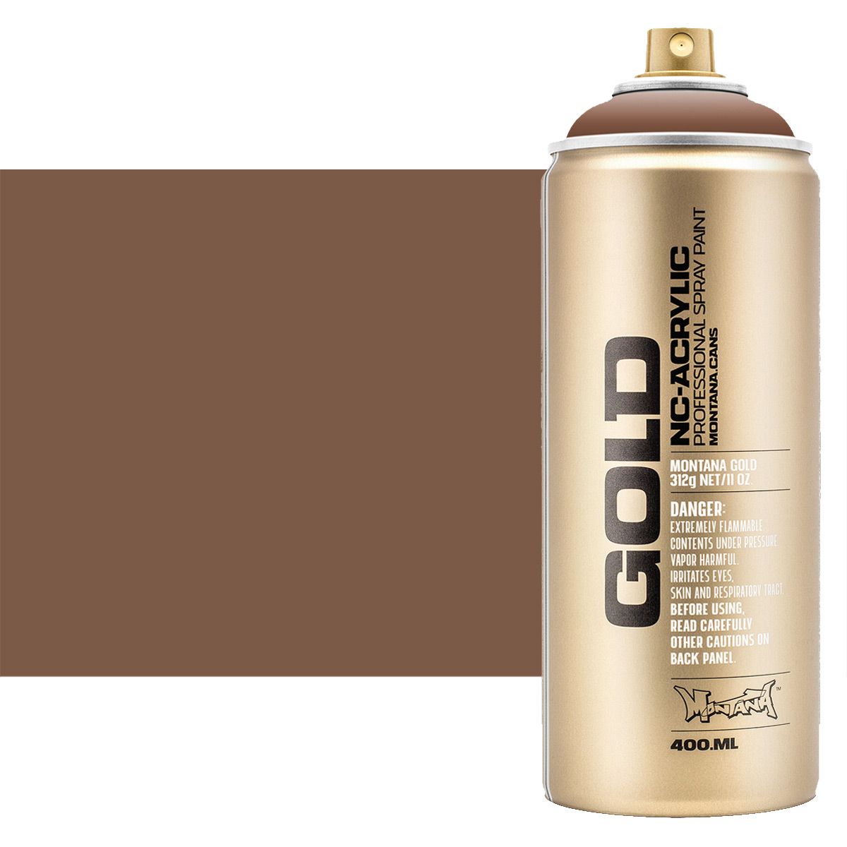 Montana GOLD Acrylic Professional Spray Paint 400 ml - Hot Chocolate