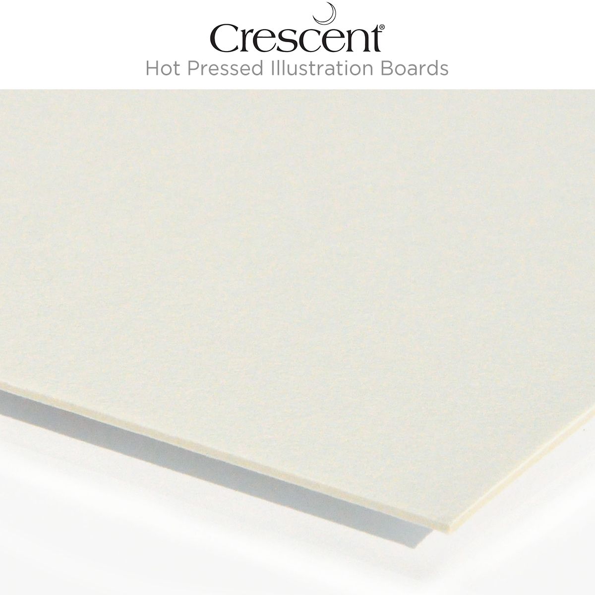 Crescent Cardboard 1496104 No. 215 Hot Press Illustration Board - 11 x 14 in., 14PLY Thickness (Pack of 40)