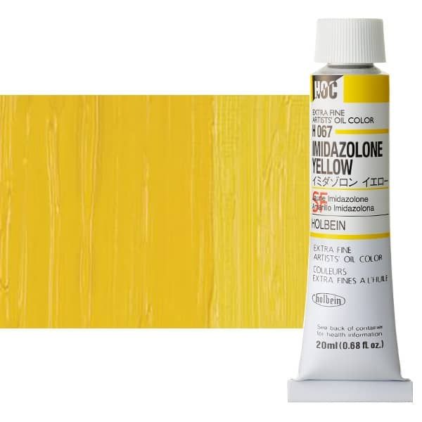 Holbein Vernét Oil Color - Imidazolone Yellow, 20ml Tube | Jerry's Artarama