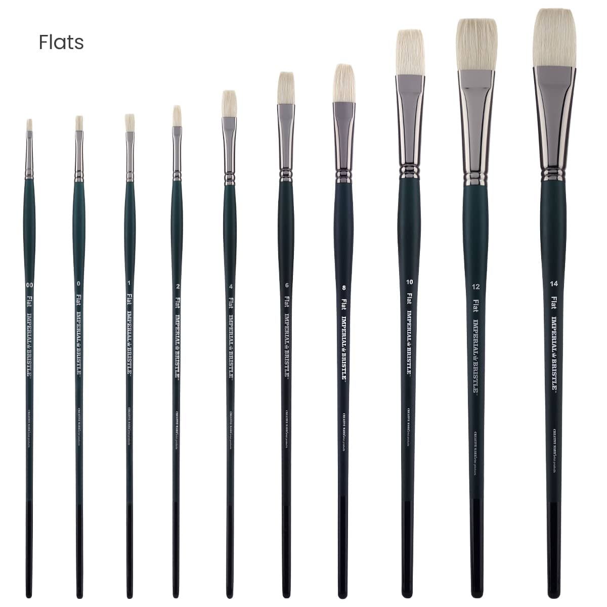 Imperial Professional Chungking Hog Bristle Brush, Flat Sizes