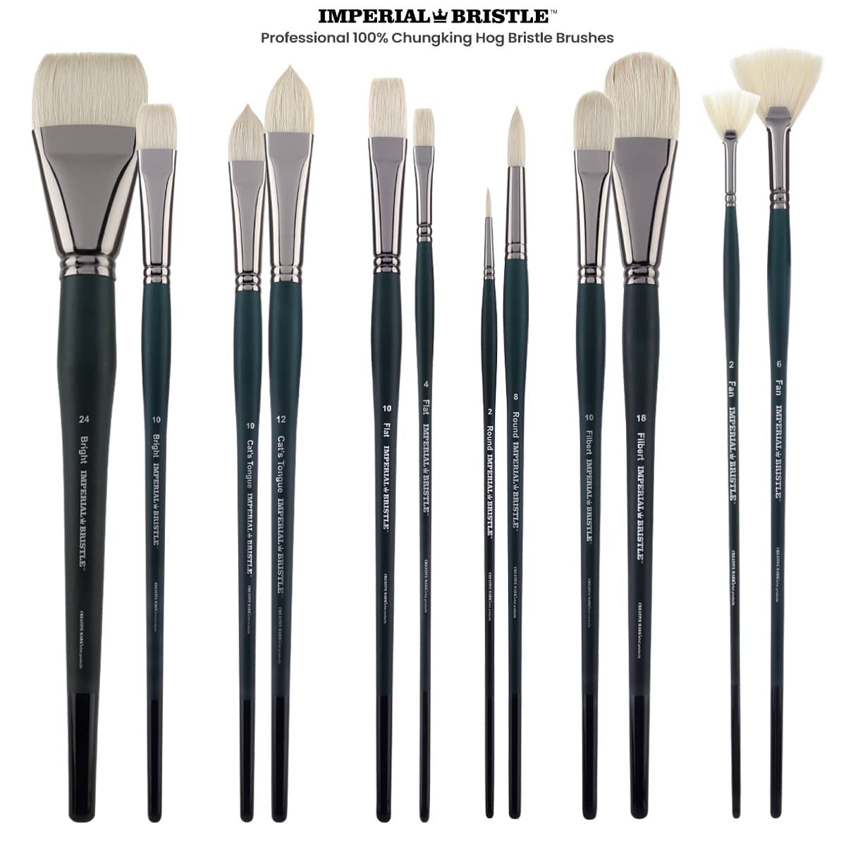 Imperial Professional 100% Chungking Bristle Brushes