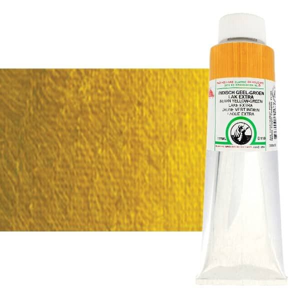 Old Holland Classic Oil Color 225 ml Tube - Indian Yellow Green Lake Extra