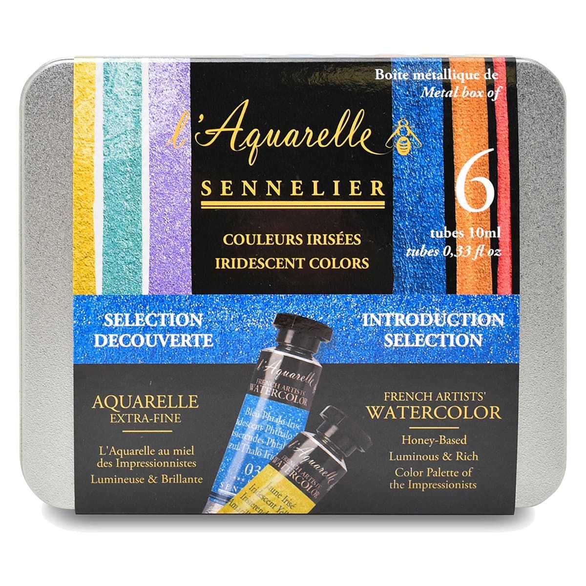 Sennelier L'Aquarelle French Artists' Watercolor Iridescent Colors