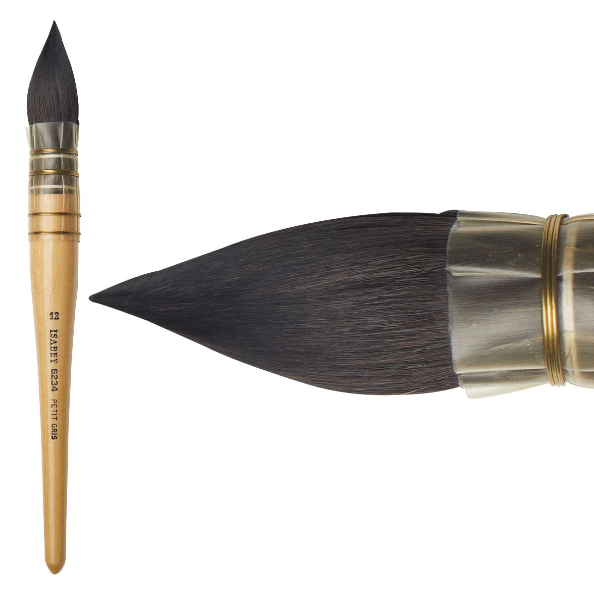 Isabey Brush Series 6234 Siberian Blue Squirrel Quill Mop 12 Jerry's