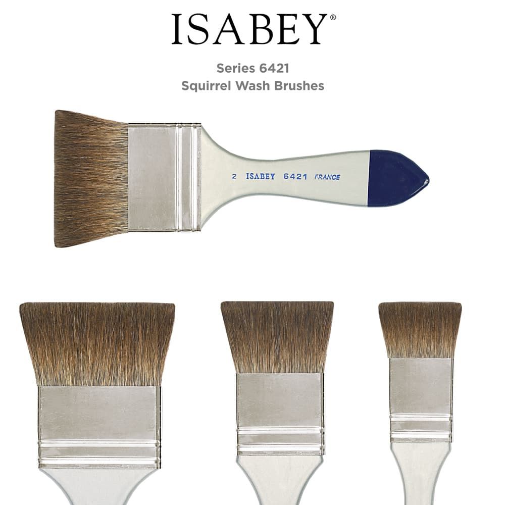 Isabey Series 6421 Squirrel Wash Brushes