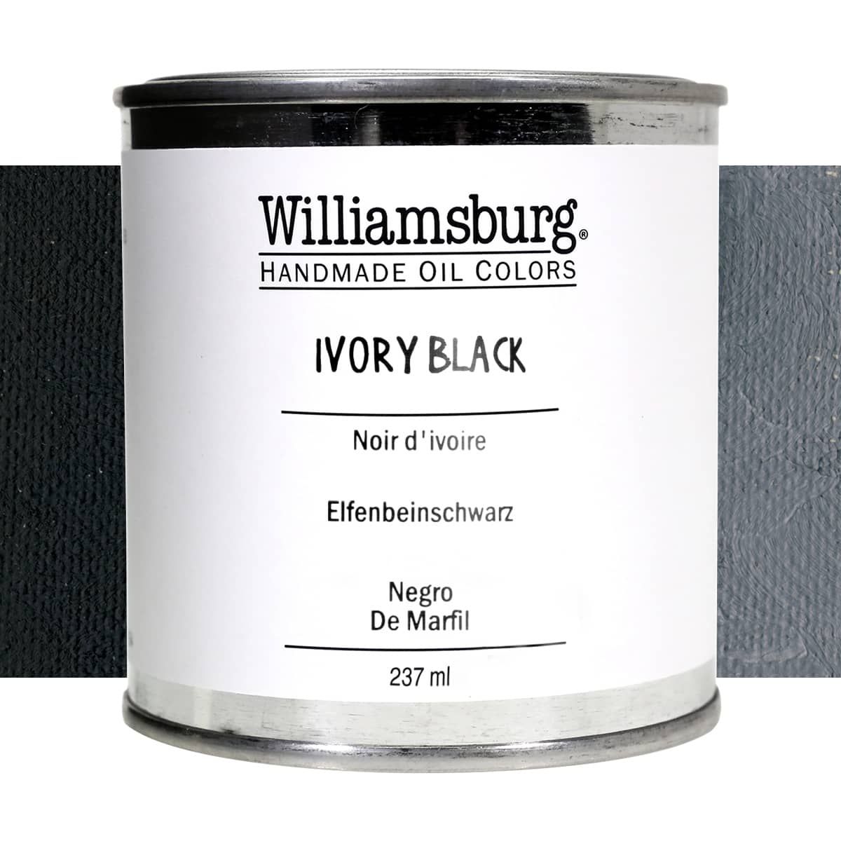 Williamsburg Oil Color 237 ml Can Ivory Black
