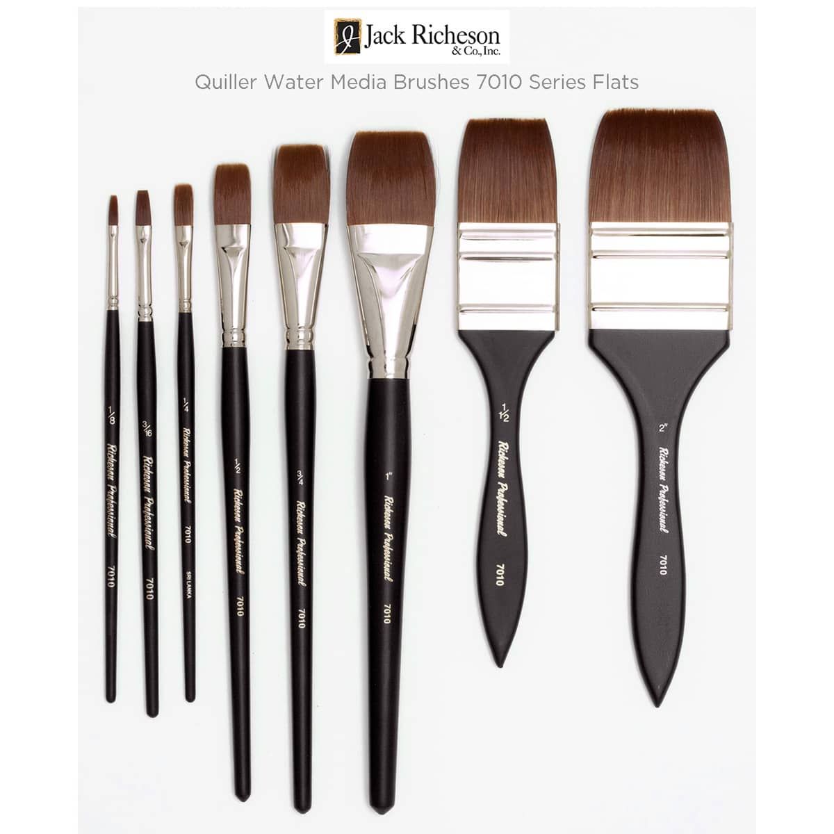 Richeson Kolinsky Sable Oil Brushes - High quality artists paint,  watercolor, speciality brushes