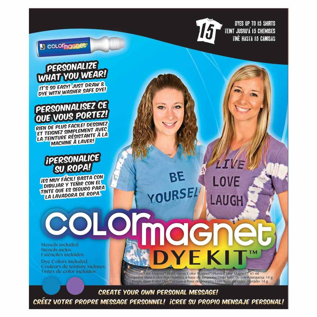 Color Magnet Dye Kit - Purple & Turquoise 