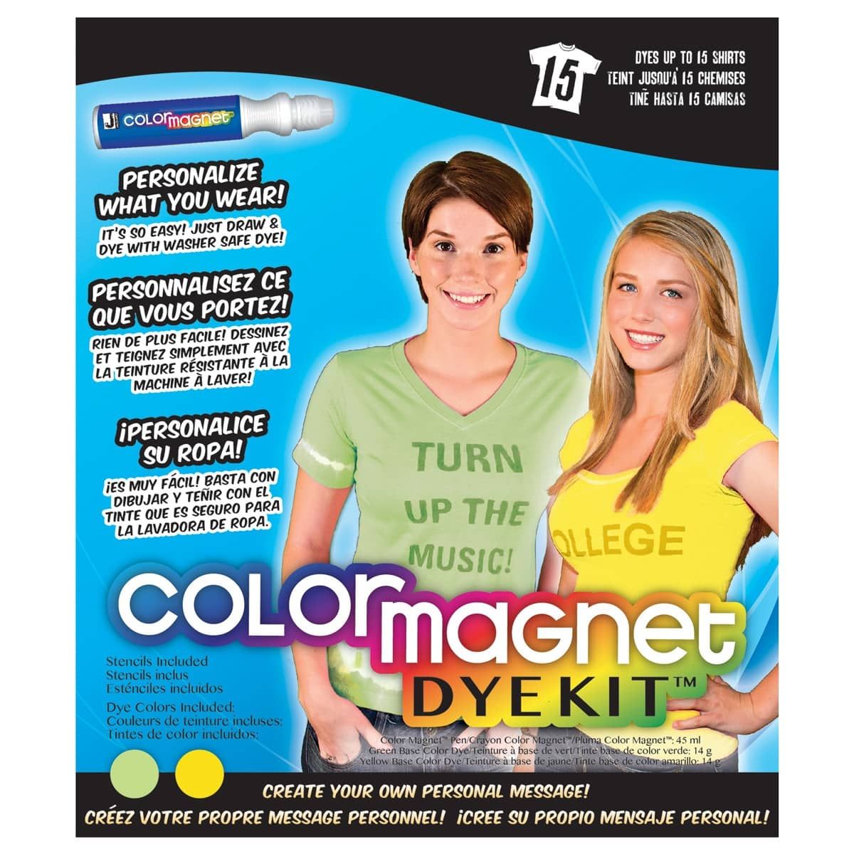 Color Magnet Dye Kit - Yellow & Green 