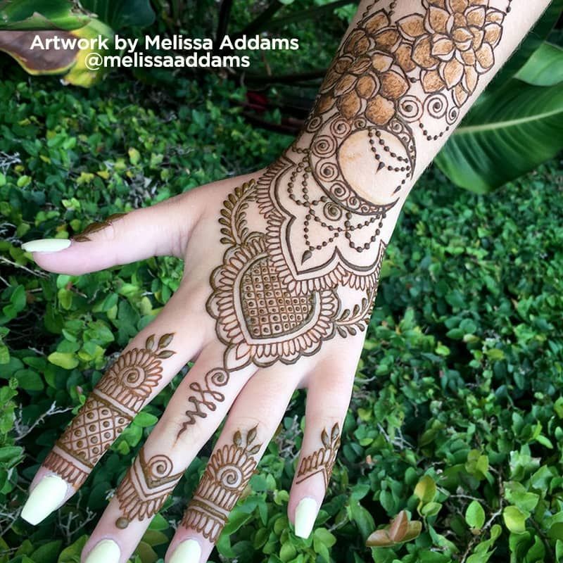Henna Artwork by Melissa Addams @melissaaddams