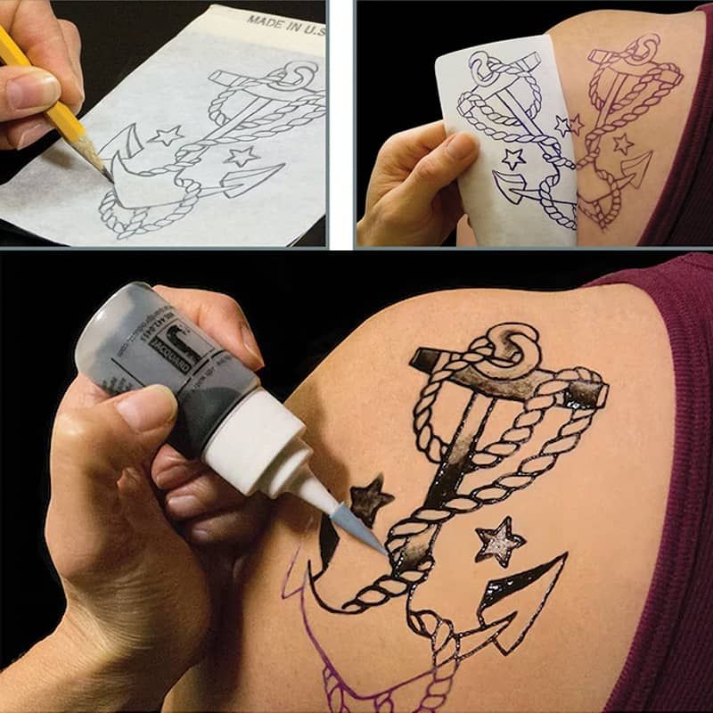Trace the design with jagua!
