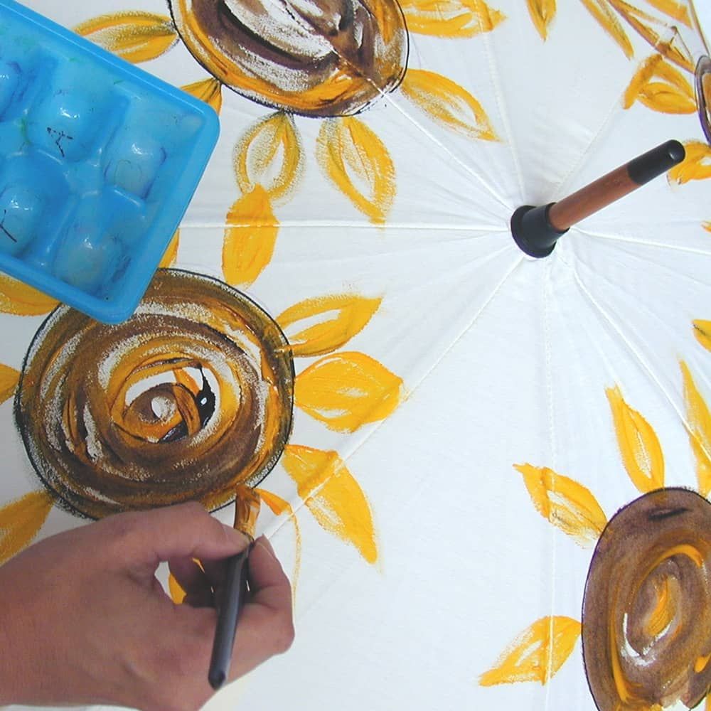 Umbrella made with Jacquard Permanent Textile Colors 