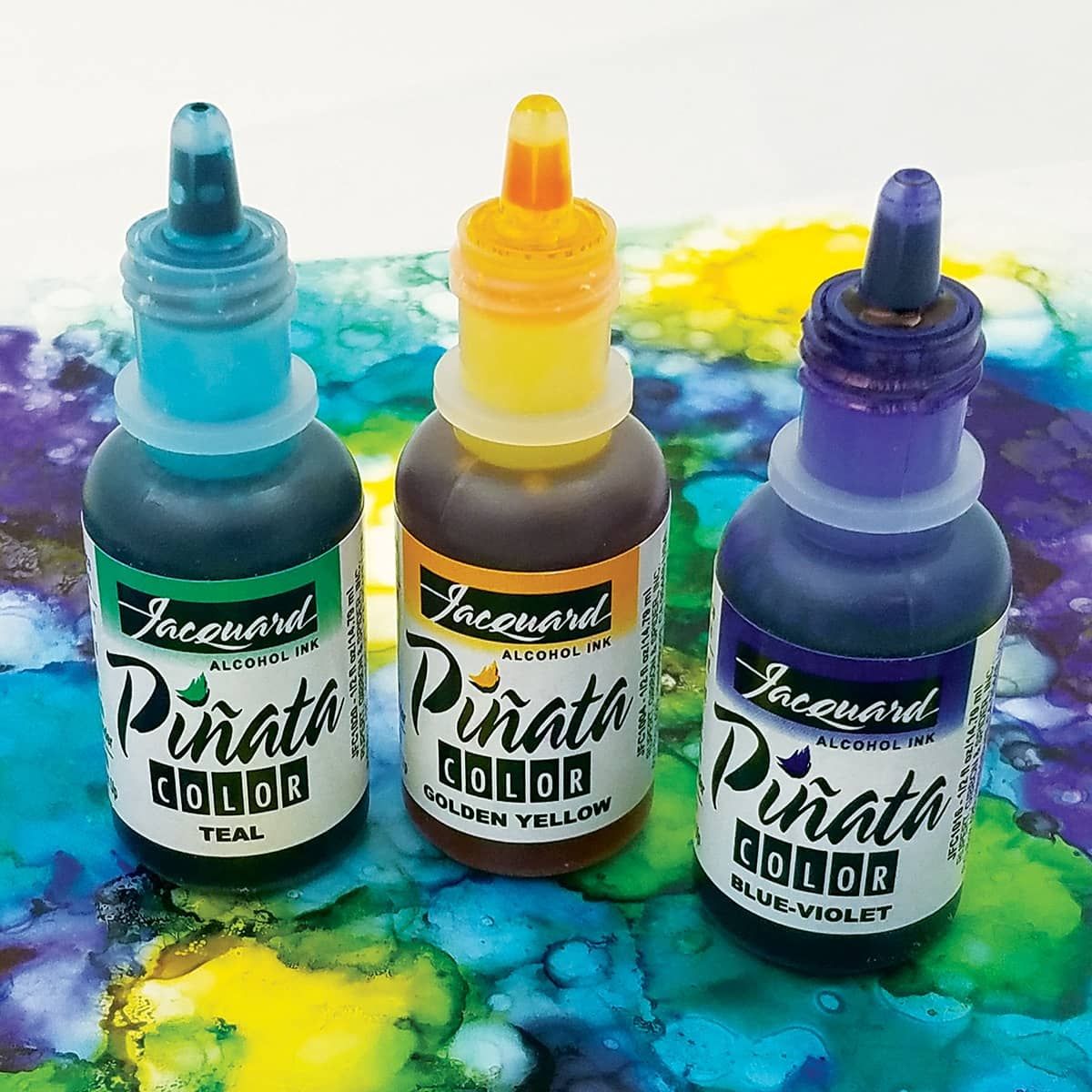 Acid-free, alcohol-based transparent inks