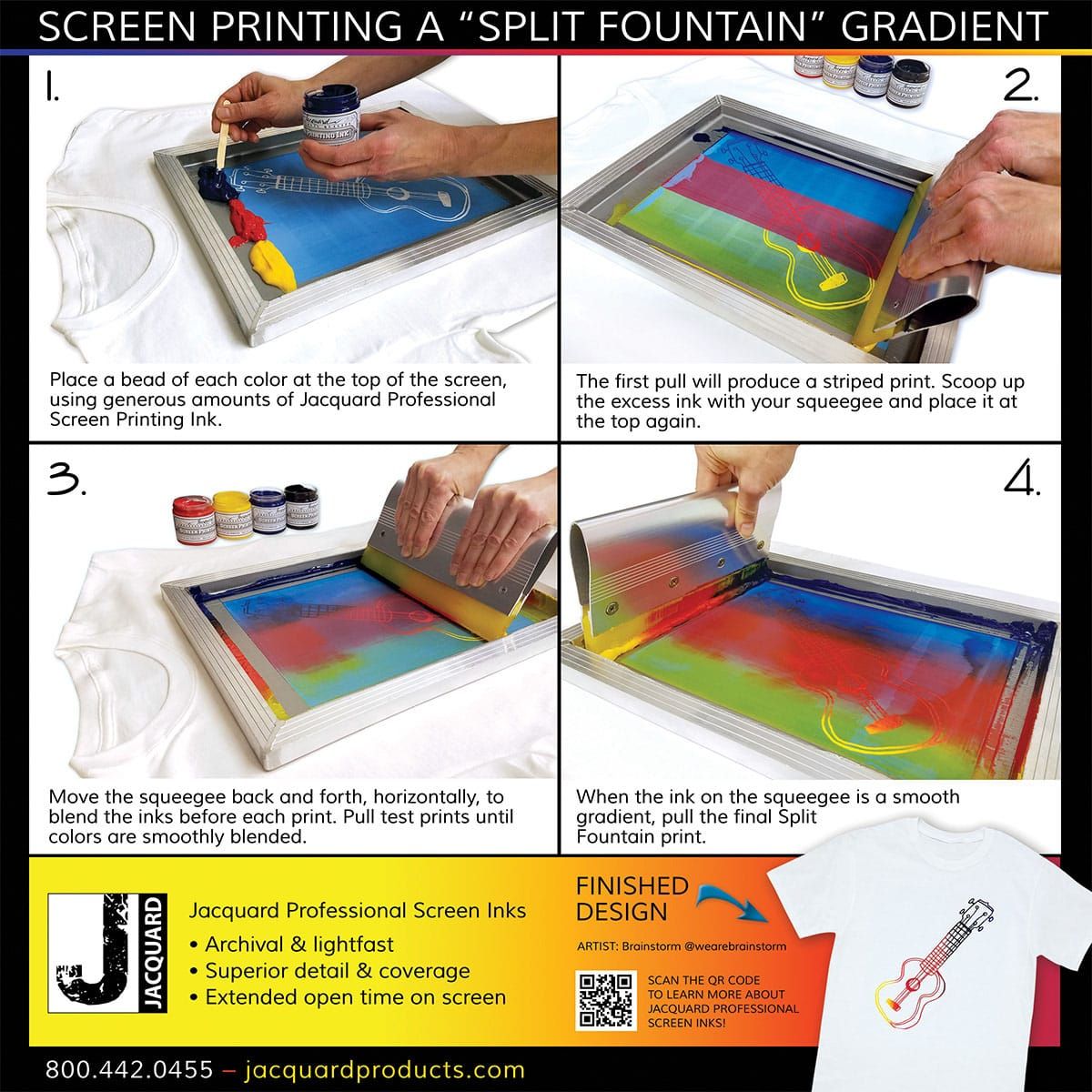 Jacquard Screen Printing Kit Semi Transparent