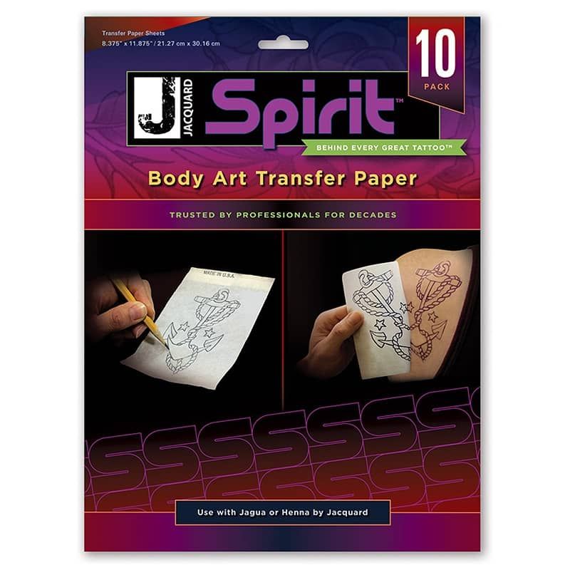 Jacquard Spirit Body Art Transfer Paper 
