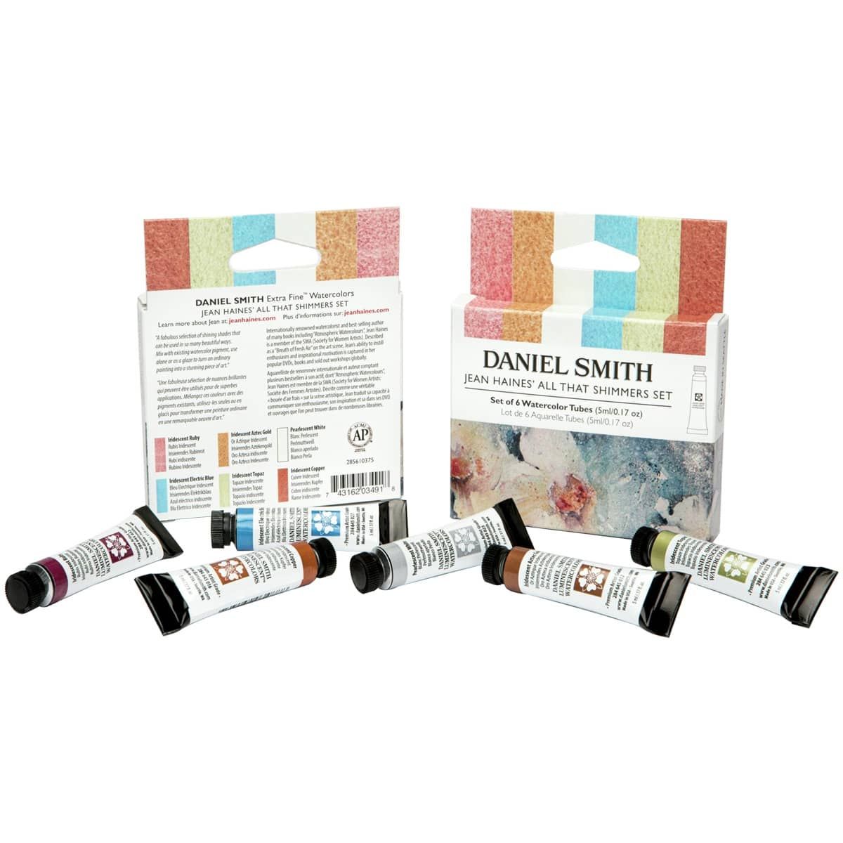 Daniel Smith Watercolor 5ml Jean Haines All That Shimmers Set of 6