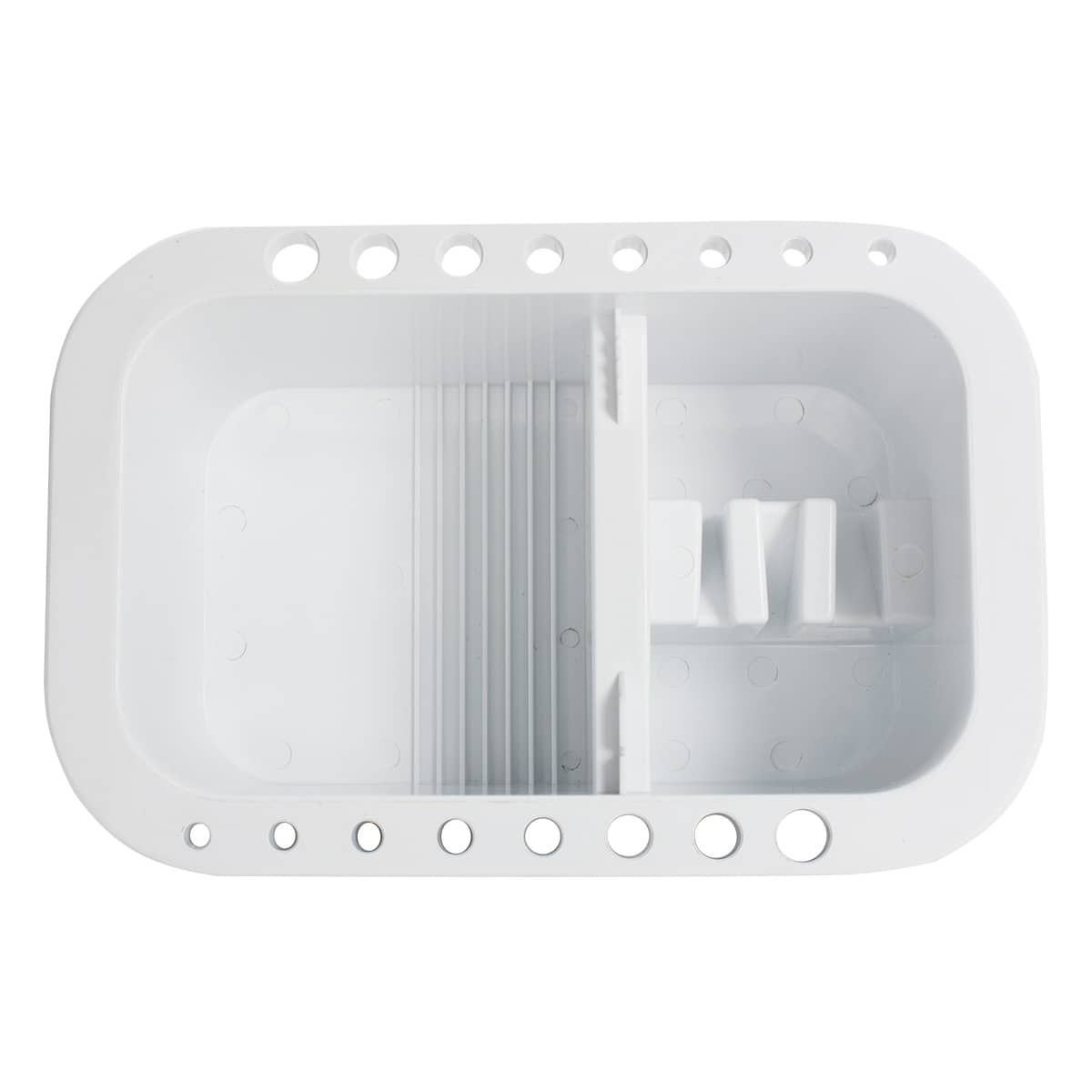 Jerry's Brush Washer and Basin has 3 water compartments 