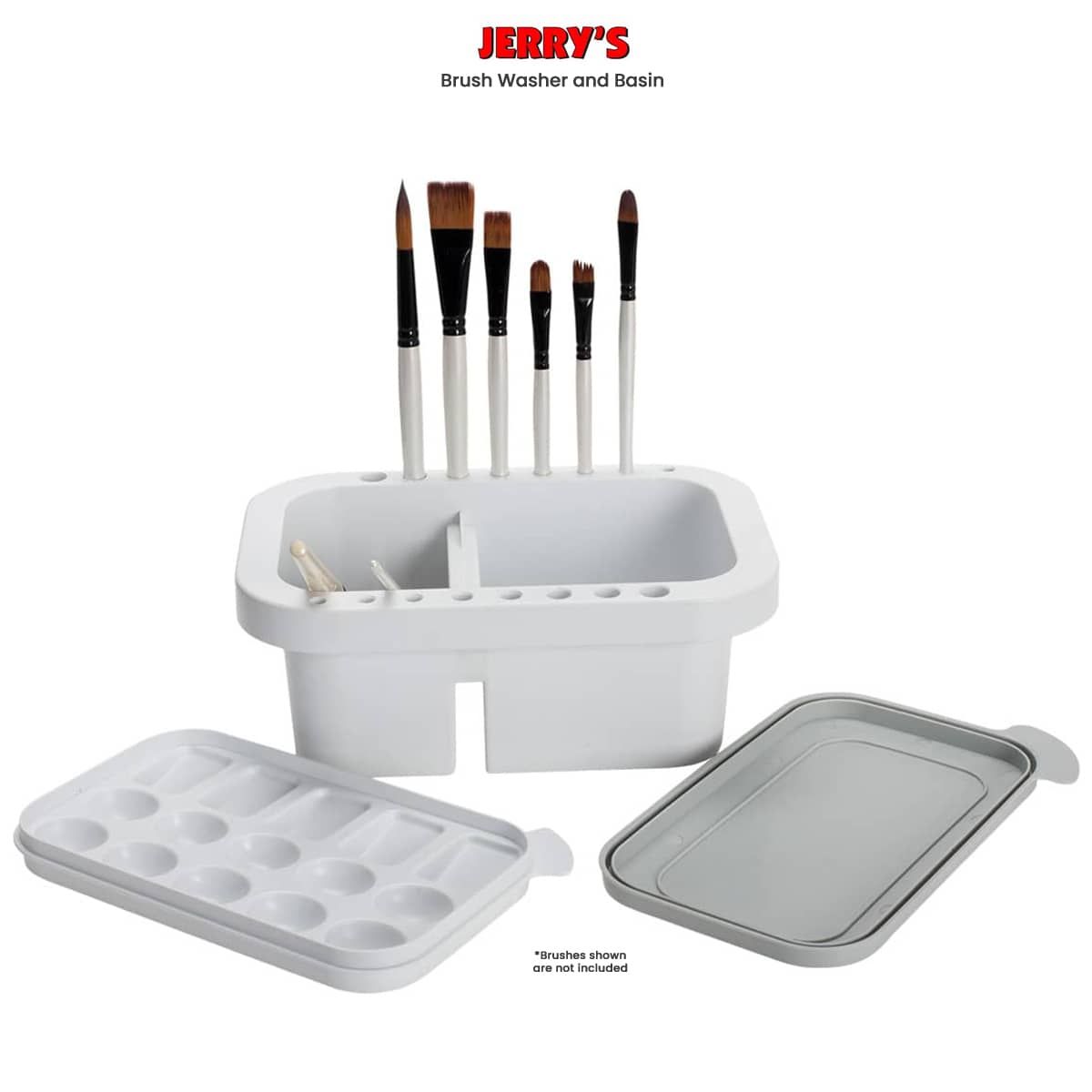 Lukas Studio Halfpans Watercolor Travel Set Of 12 w/ Brush