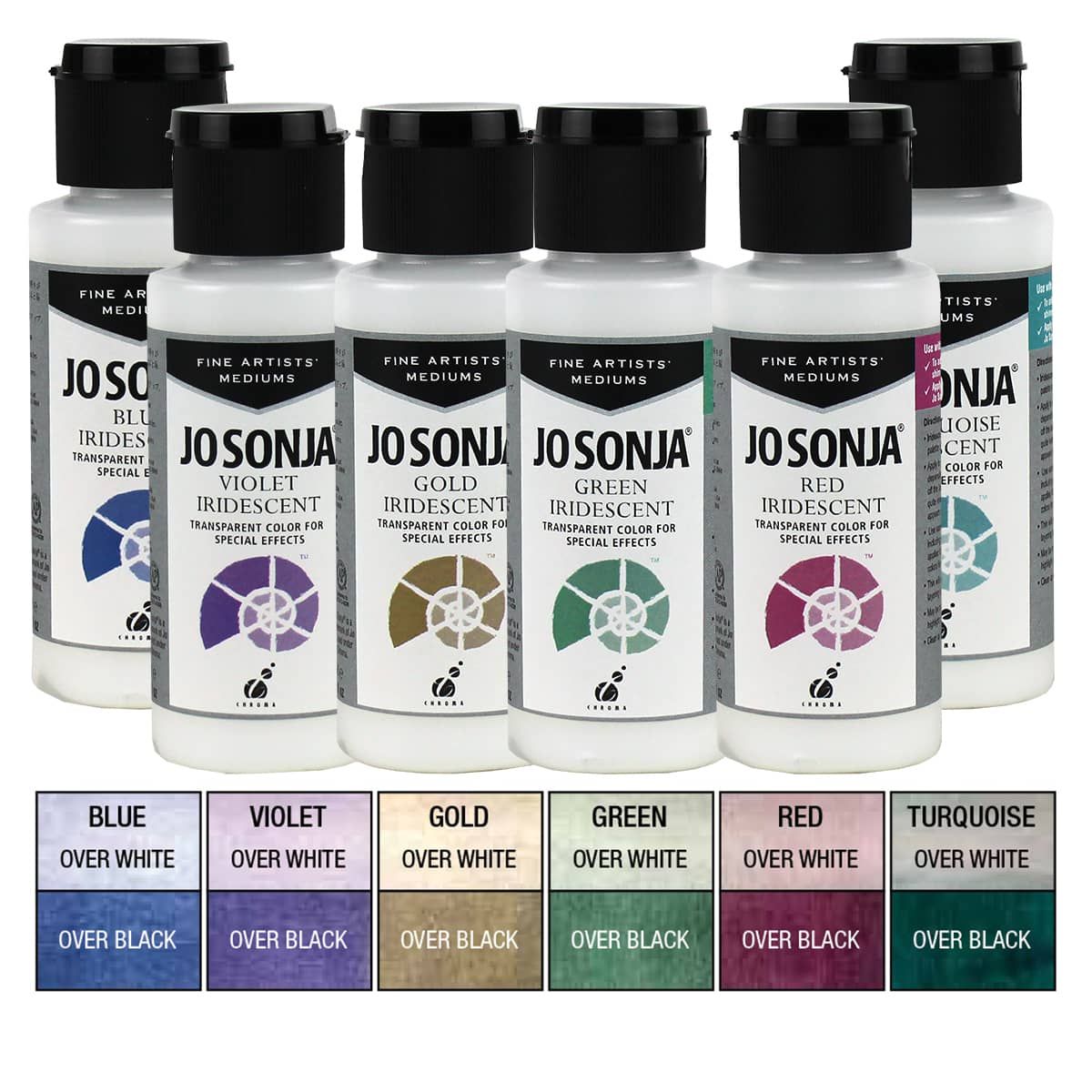 Jo Sonja Specialty Acrylic Iridescent Gold, 2oz Bottle Jerry's Artarama