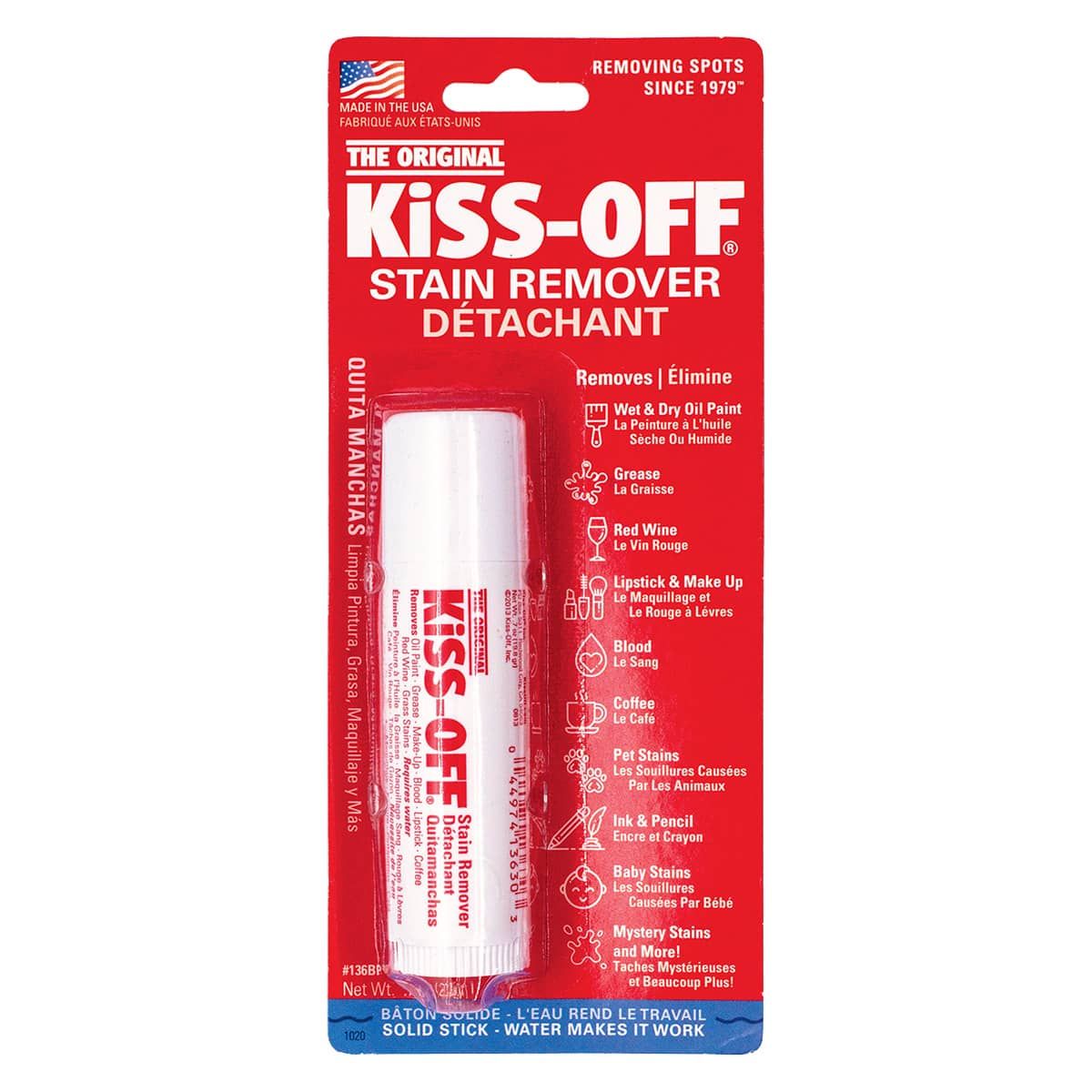 KissOff Stain Remover Stick, 7oz Jerry's Artarama