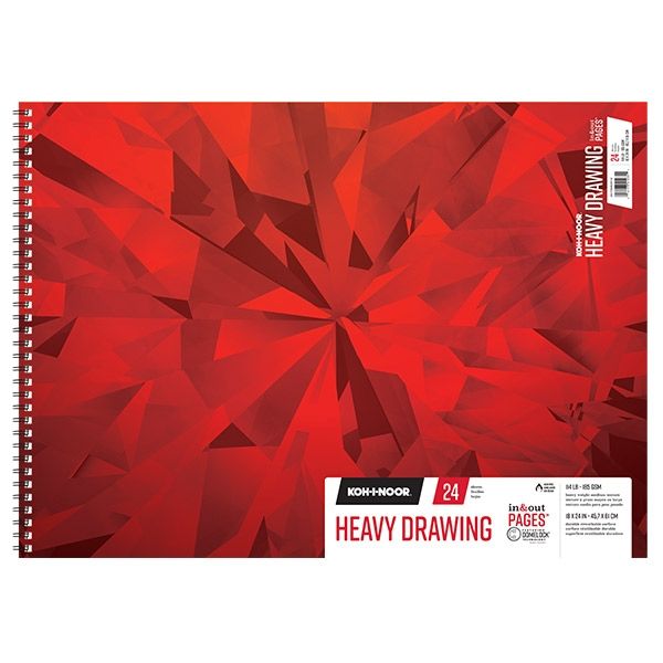 Heavy Drawing, In & Out Pages™, 114lb/185GSM, 24 Sheets