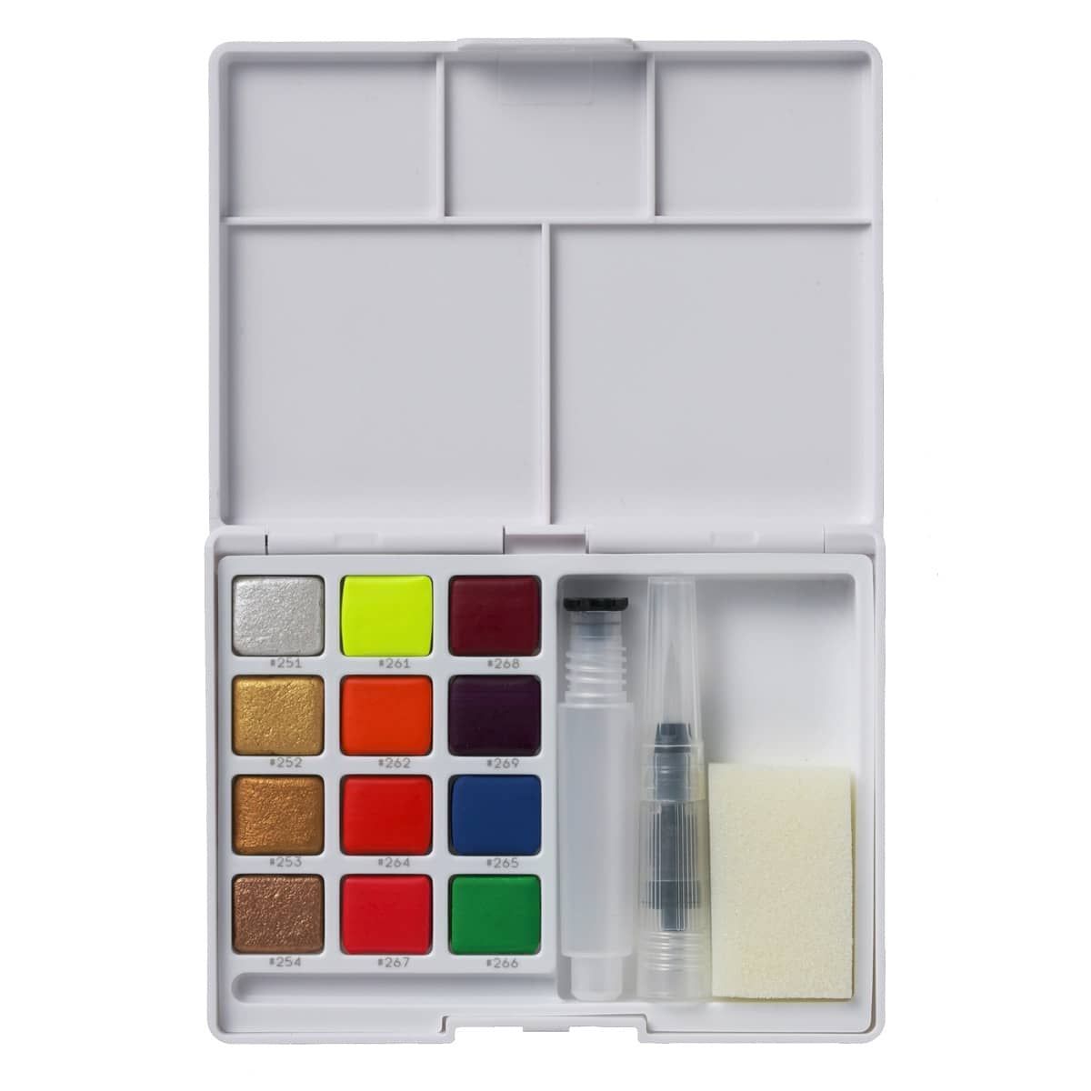 Koi Watercolor Creative Art Colors 12 Pan & Waterbrush Set Jerry's