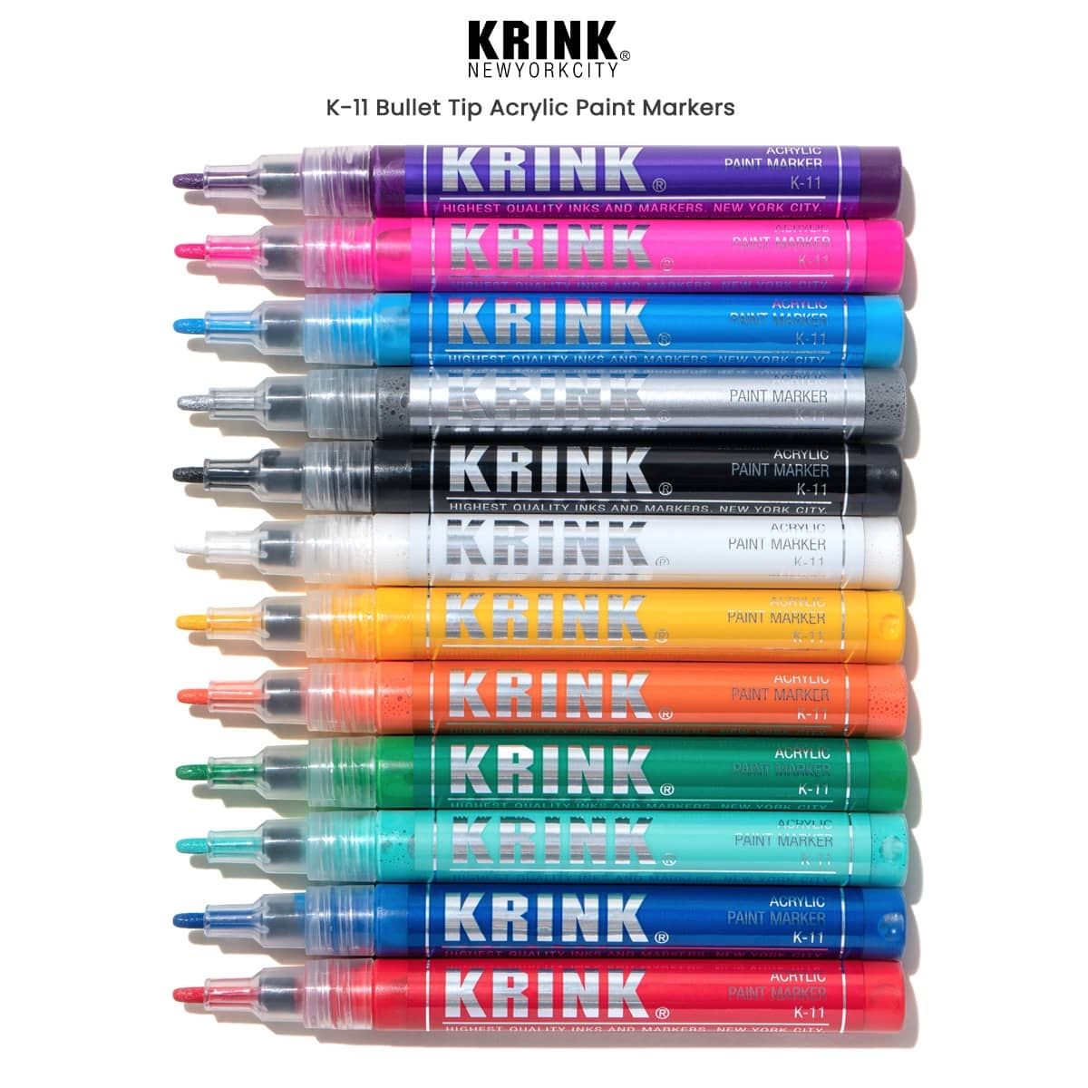 Krink K-11 Bullet Tip Acrylic Paint Markers