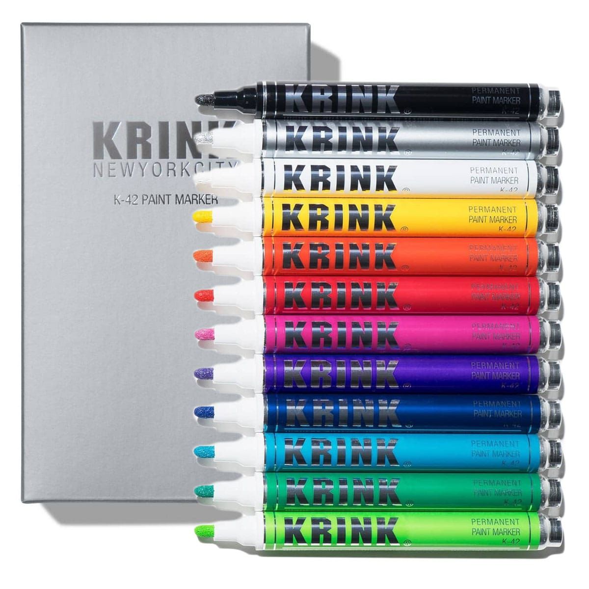 Krink Super Black Permanent Ink Marker - Set of 4