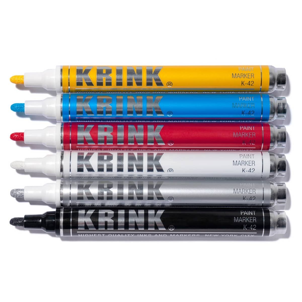 Krink K-42 Alcohol Paint Marker 4.5 ml Box Set Of 6 - Griyo